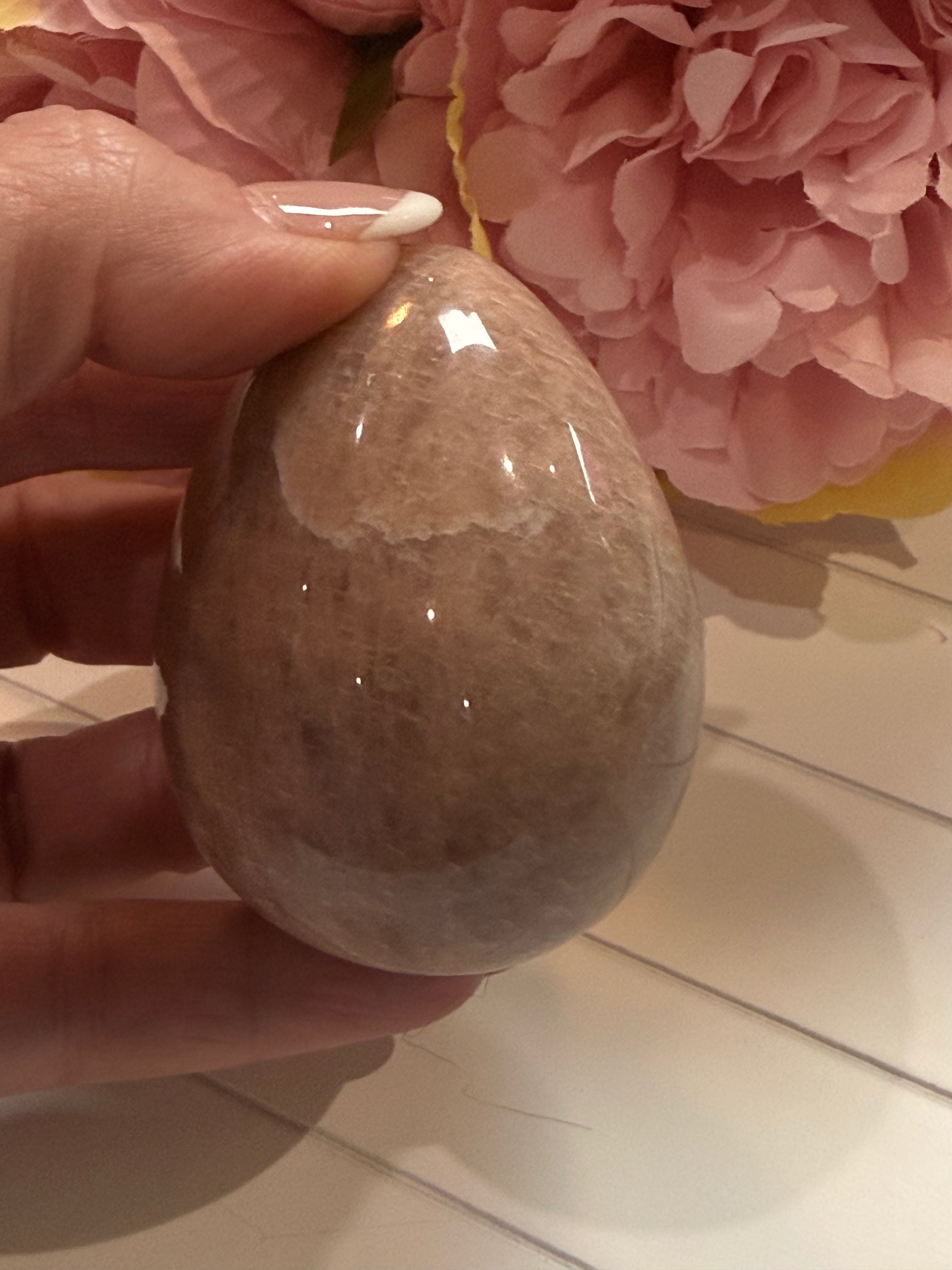 Natural Moonstone Egg